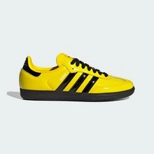 Adidas Wmns Samba OG 'Maroon Cream White Gold'IH3979 Christmas Gift | Retro Heritage Style, Timeless Silhouette - 黃色 - 查看 2