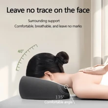 1个乳房支撑枕，专为胸部支撑而设计；按摩床乳房支撑枕；美容院和产后护理中心摇篮枕；可拆卸按摩、恢复和乳房护理枕 - 查看 4