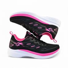 Men's Casual Comfortable Athletic Shoes Ideal For The Gym And Everyday Wear - Đen/Hồng - Xem 7