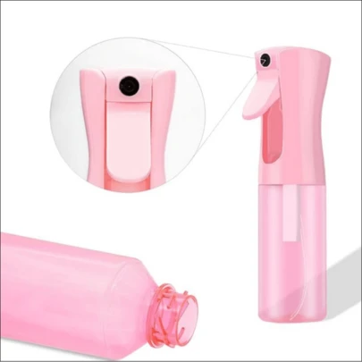 Borrifador Spray Névoa Cabeleireiro Semi Automático Profissional Jato Continuo Para Salão 200ml