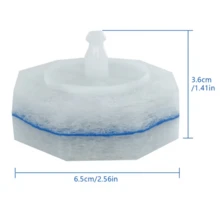 60-Pack Disposable Toilet Brush Cleaning Heads (Handle Not Included), Compatible With Most Brands Of Handles, Suitable For Cleaning And Hygiene; Upgraded Fiber Brush Replacement Pack, Suitable For Cleaning Toilets. - 60 chiếc [Không bao gồm bộ điều khiển] - Xem 4