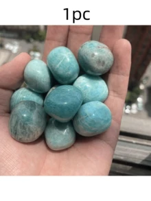 1pc Natural Agate Crystal Polished Stone, Suitable For Aroma Diffusion, Energy Healing, Rose Quartz, Smoky Quartz, Amethyst, Labradorite, Home Decor, Plants, Fish Tank, Fireproof Incense Stone - Multicolor - View 32