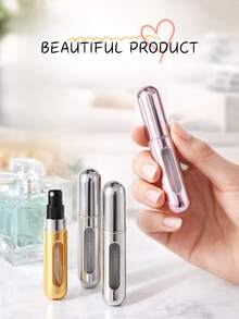 1pc 5ml Portable Mini - Perfume Atomizer Bottle - Refillable Leak Proof Vacuum Spray Container For Travel Handbag Purse Women Girl Beauty Makeup Essential Atomizador De Perfume Frasco Perfume Viaje Accesorios De Viaje - Xem 8