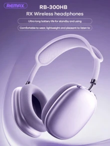 REMAX RB-300HB Bluetooth 5.4 Headphones, Long Battery Life, High-Quality Sound, Comfortable Wear, Compatible With Apple & Android Smartphones - View 10
