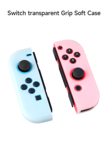 Soft Silicone Full Protective Case For Nintendo Switch OLED/Switch NS Joy-Con Controller, Anti-Slip Anti-Sweat Shock-Proof Gaming Accessories, Cute Macaron Colors, Designed Compatible With Switch Players, Compatible With Switch NS/Switch OLED, Various Color Combinations Available, Switch Gaming Accessories, Controller Accessories, Pink, Anti-Drop Anti-Slip, Anti-Scratch - Multicolor - View 19
