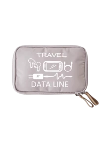 Organizador de pasaporte y productos electrónicos para viajes - Organizador de bolsa impermeable portátil para cables de datos y accesorios, diseño de múltiples compartimentos, portapassaporte portátil, billetera multifuncional con muñequera, puede contener pasaporte, teléfono inteligente, auriculares, brochas de maquillaje, etc. - Adecuado para viajes y uso diario (disponible en 4 colores) - Multicolor - Ver 13