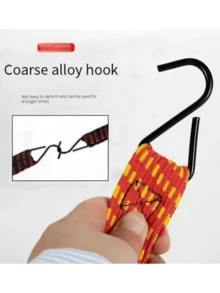 5pcs Multi-Functional Elastic Straps, Luggage Tie Down Belts, Motorcycle/Scooter Fixing Devices, Motorcycle Tie Down Straps, Elastic Cords, Bicycle/Scooter Tie Down Straps, Random Colors - Straps - View 7