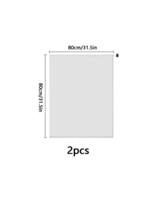 2 PIEZAS Red de barrera de insectos y pájaros con cordón - 80 x 80 cm Malla de jardín para proteger plantas, frutas, cítricos y flores de insectos y pájaros - Multicolor - Ver 13