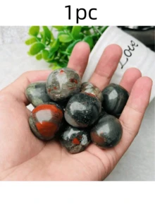 1pc Natural Agate Crystal Polished Stone, Suitable For Aroma Diffusion, Energy Healing, Rose Quartz, Smoky Quartz, Amethyst, Labradorite, Home Decor, Plants, Fish Tank, Fireproof Incense Stone - Multicolor - View 23