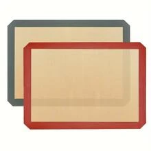 1pc/2pcs Silicone Baking Mat - Reusable Silicone Baking Sheet - Easy Non-Stick Baking Tray - 16.5"X11.6" Silicone Baking Liner - Oven Baking Mat, Mother's Day Gifts, Items For Mom, Baking Supplies - View 2