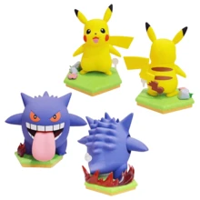 pokemon 6款正版宝可梦发条可动系列手办玩具，包括皮卡丘、谜拟Q、波加曼等动漫人物，桌面摆件模型，收藏玩具，原装盒 - 彩色 - 查看 6