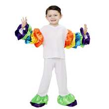 LA CASA ENCANTADA Disfraz de Rumbero Bailarín Brasileño Multicolor Infantil Niño - Blanco - Ver 1
