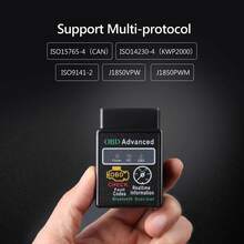 Escaner Automotriz Hh Obd2 Elm327 V1.5 Bluetooth 5.1 - Negro - Ver 8