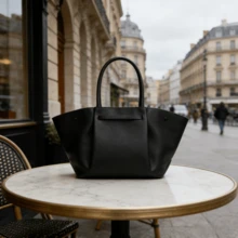 Women's Shopping Bag, Women's Handbag, Women's Backpack, Women's Large Bag, Wing Bag Handbag, Women's Handbag, New York Bag, Handbag, Large-Capacity Tote Bag For Women CF - 黑色皮面 - 查看 3
