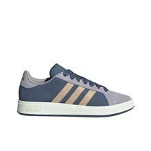 Adidas Grand Court Base 00s Comfortable, Versatile, Durable Low-Top Sneakers, Unisex, Gray-Blue - 灰藍色 - 查看 2