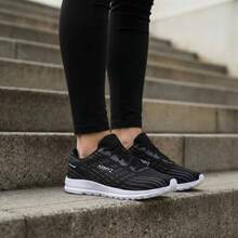 Comfortable Men's Athletic Shoes With Soft, Non-Slip Sole For The Gym - 黑白 - 查看 2