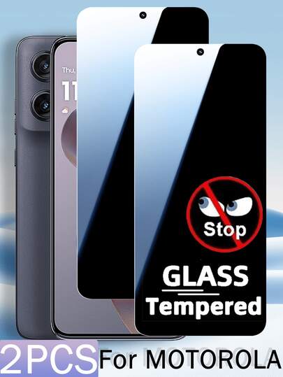 2pcs Series Tempered Glass Screen Protector, Anti-Peeping, Anti-Oil, Anti-Explosion, Anti-Scratch, HD Display, Smooth Touch, Ultra-Thin Design, 35° Privacy Protection, Precise Fit, Easy Installation, Bubble-Free, Smartphone Accessories