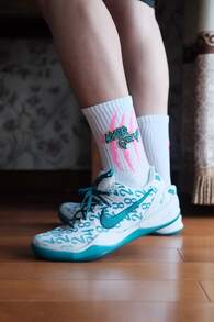 Nike Kobe 8 Protro "Aqua" 8 圓頭舒適低筒籃球鞋 中性款 祖母綠 - 炫翠綠 - 查看 10