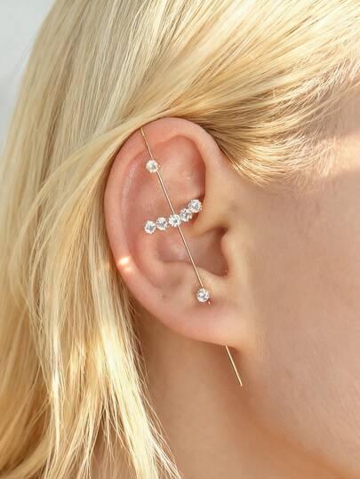 1 قطعة أذن كاف طويل أنيق للنساء، مناسب للشاطئ والعطلات والحفلات والتنسيق