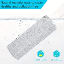 1pc Pumice Stone Scouring Stick | Effectively Erases Limescale Stains, Hard Water Rings, Calcium Buildup, And Rust - Ideal For Toilet Bowl Cleaning, Tile, Bath, And Kitchen With Ergonomic Handle - Pumice Brush - View 8