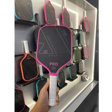 Raquete de Pickleball Toray 16MM Durável de Fibra de Carbono T700 com Núcleo de Favo de Mel, Designs Personalizados, Raquete de Pickleball Popular - Cor Aleatória - Visão 11