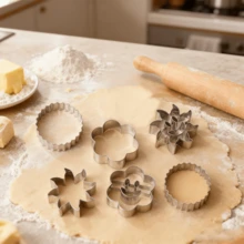 6pcs Stainless Steel Face Cookie Cutter Set, DIY Baking Mold With Fun Shapes For Cookies, Lunch Box Snacks, Party Food Preparation, Cutting Frosting, Cheese, Soft Fruits, Modeling Clay, Baking Molding Tools - View 8