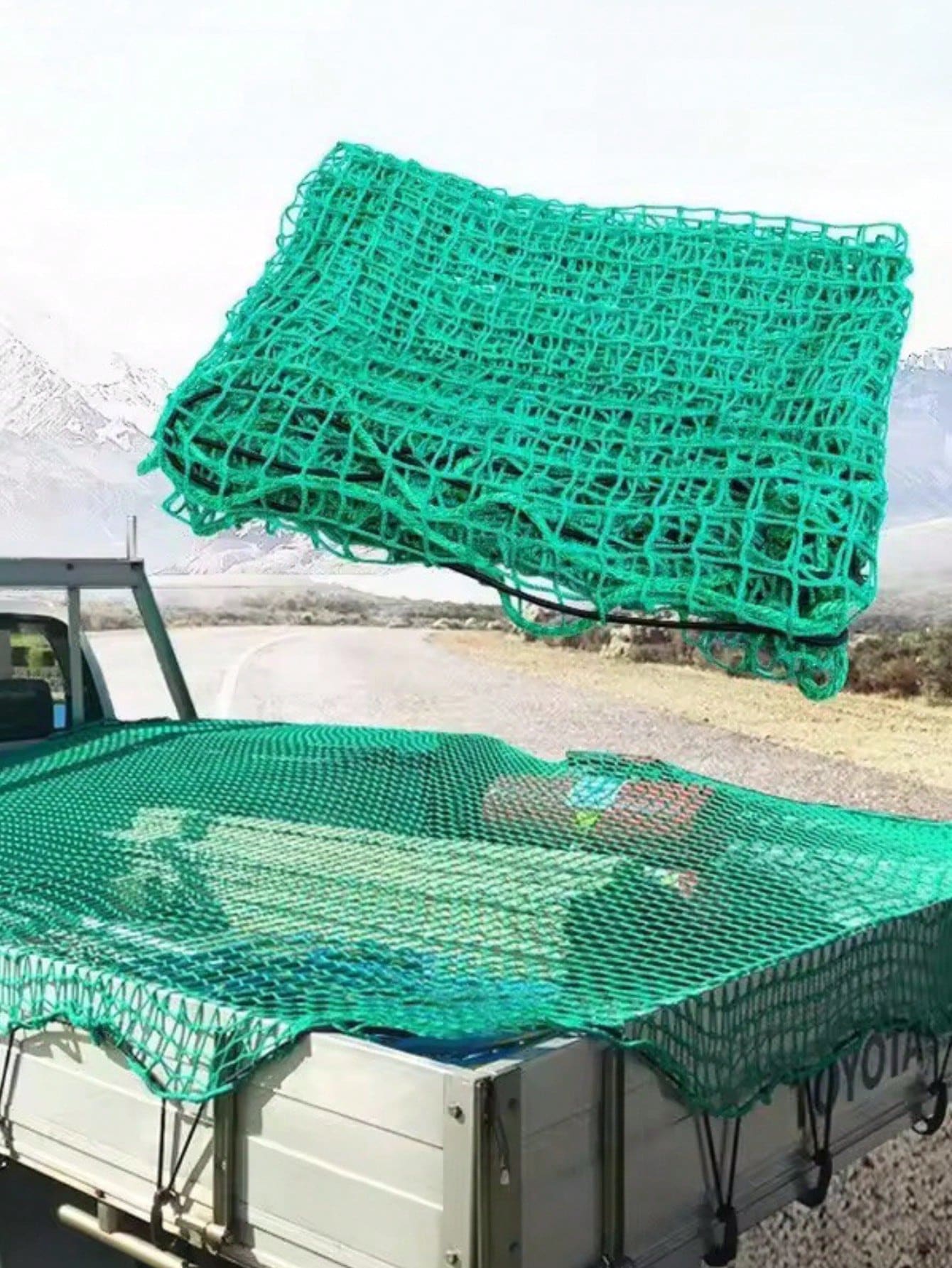 200x300cm Durable Trailer And Truck Cargo Net - Polyethylene UV-Resistant Mesh To Prevent Cargo And Tools From Falling During Transport. Waterproof And Durable, Suitable For Rooftops, Flatbeds And Outdoor Transportation, Trailer Covers, Trailer Cargo Securing Net