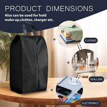 Túi đựng giày du lịch - Bộ 4 túi đựng giày du lịch cỡ lớn chống thấm nước có khóa kéo và tay cầm - Túi đựng đồ dùng phòng tập thể dục, unisex, hành lý, tủ quần áo (16.5x9.4 & 15.5x7.5 inch) - Xem 9