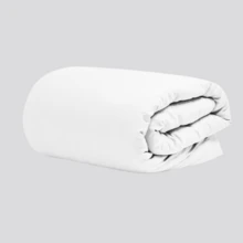 Single Duvet Cover For Double Bed 2.20x2.40 200 Thread Count Cotton Duvet - trắng - Xem 2