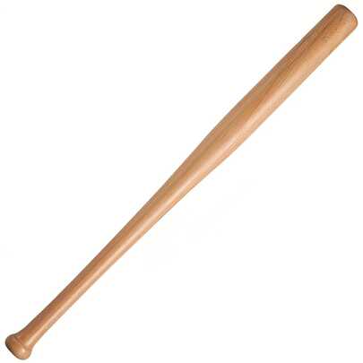 Bate de béisbol de madera de caucho sólido y duradero, apto para práctica de bateo de softbol y deportes al aire libre, accesorios deportivos de béisbol, juegos de béisbol, accesorios deportivos al aire libre, resistente y cómodo, apto para actividades al aire libre, regalos de béisbol, eventos deportivos, Copa del Mundo, equipo de entrenamiento de béisbol, deportes de equipo, suministros de patio de recreo, equipo de jugador, regalos de béisbol, regalos para hombres, regalos para mujeres, regalos deportivos