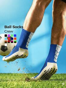 Men Women Camouflage Arrow Soccer Socks Breathable Sports Silicone Anti Slip Grip Football Socks, Fall Socks - Multicolor - View 3