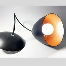 Soft New Pendentes Cone Canadá Luminarias 3 Vegas Preto Textura Cobre  Cozinha - Decoração - Preto - Visão 4