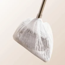 10 piezas/50 piezas/Paquete Fundas desechables de escoba no tejidas, Cubiertas de limpieza de cabello en el piso, Herramienta de limpieza de polvo (Escoba no incluida) - Blanco - Ver 8