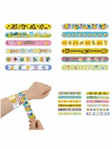 Pokemon New Clap Bracelet, PVC Material Pokemon Clap Bracelet, Pocket Monster Clap Bracelet - Multicolor - View 1