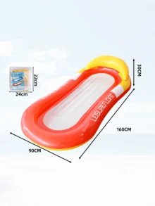 充气靠背躺椅，成人夏季泳池沙滩漂浮配件，派对用品，完美夏季礼物，泳池漂浮筏躺椅，成人度假娱乐休闲之选，沙滩必备 - 泳浮板 - 查看 15