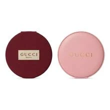 Gucci 1个粉色缎面圆形化妆包，拉链首饰收纳袋，小巧便携化妆包，适合存放粉底液和小饰品，优雅简约的化妆包，适合旅行和日常使用。 - 粉色 - 查看 12