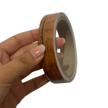 1卷10米/393.7英寸木纹自粘封边条 - 家具封边胶带，即撕即贴，适用于橱柜、门、桌子 - 哑光家具装饰胶带 - 易于粘贴和移除，不留痕迹 - DIY家居装饰，橱柜边缘 - A - 查看 17