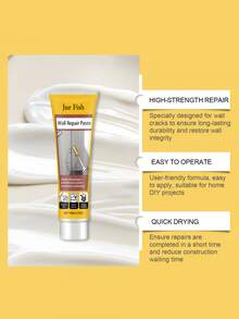 Wall Repair Kit - Quick Install Drywall Repair Compound, Hole And Crack Filler, Adhesive Plaster Wall Repair Paste, White, Easy For Home Repair Use, Repair Wall Damage, Scratches, Dents, Cracks, Nail Holes - One Size Fits All - View 5