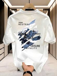 Men's 180g Heavy-Weight 100% Pure Cotton - White - View 1