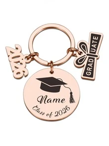 Custom Class Of 2026 Graduation Gifts Bulk, Custom Graduation Gifts, Personalized Keychain Gift, College High School Graduation Gifts - Multicolor 1 - View 2