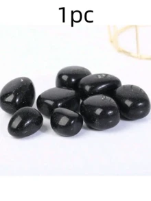 1pc Natural Agate Crystal Polished Stone, Suitable For Aroma Diffusion, Energy Healing, Rose Quartz, Smoky Quartz, Amethyst, Labradorite, Home Decor, Plants, Fish Tank, Fireproof Incense Stone - Multicolor - View 22