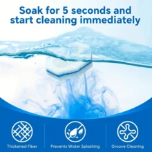 60-Pack Disposable Toilet Brush Cleaning Heads (Handle Not Included), Compatible With Most Brands Of Handles, Suitable For Cleaning And Hygiene; Upgraded Fiber Brush Replacement Pack, Suitable For Cleaning Toilets. - 60 chiếc [Không bao gồm bộ điều khiển] - Xem 3