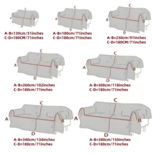1 chiếc chăn phủ sofa họa tiết lá chuối, chăn phủ sofa tối giản sang trọng, chống trượt, chống bụi, chống trầy xước, phù hợp cho mọi mùa, có thể đảo mặt, dùng cho phòng khách, phòng ngủ, phòng học. - Màu Khaki - Xem 12