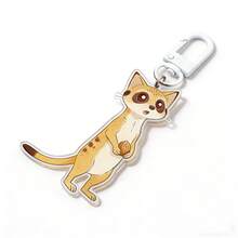 Cartoon Ferret Keychain, Kids Bag Keychain, Cute Animal Keychain! Creative Keychain Pendant Party Gift, Birthday Gift Keychain - Multicolor - View 3