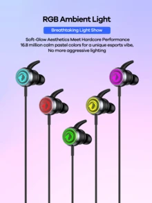 Remax RM-709A Gaming Wired Earphones With Detachable Mic - View 7