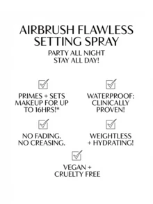 Charlotte Tilbury Xịt cố định lớp trang điểm Airbrush Flawless 3.3oz/100ml - Xem 9