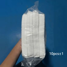 10 piezas/50 piezas/Paquete Fundas desechables de escoba no tejidas, Cubiertas de limpieza de cabello en el piso, Herramienta de limpieza de polvo (Escoba no incluida) - Blanco - Ver 9