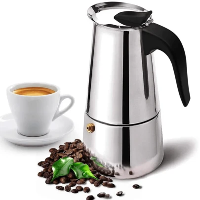 Maquina de Café Cafeteira Italiana luxo 4, 6 e 9 Xicaras Expresso Moka
