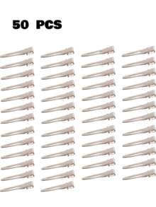 100個4.5cm髮根夾，適合美髮沙龍使用，高品質材質製成，精美DIY髮型工具，快速打造蓬鬆髮根，適合追求頂級髮型效果的人士 - 4.5CM銀色 - 查看 16