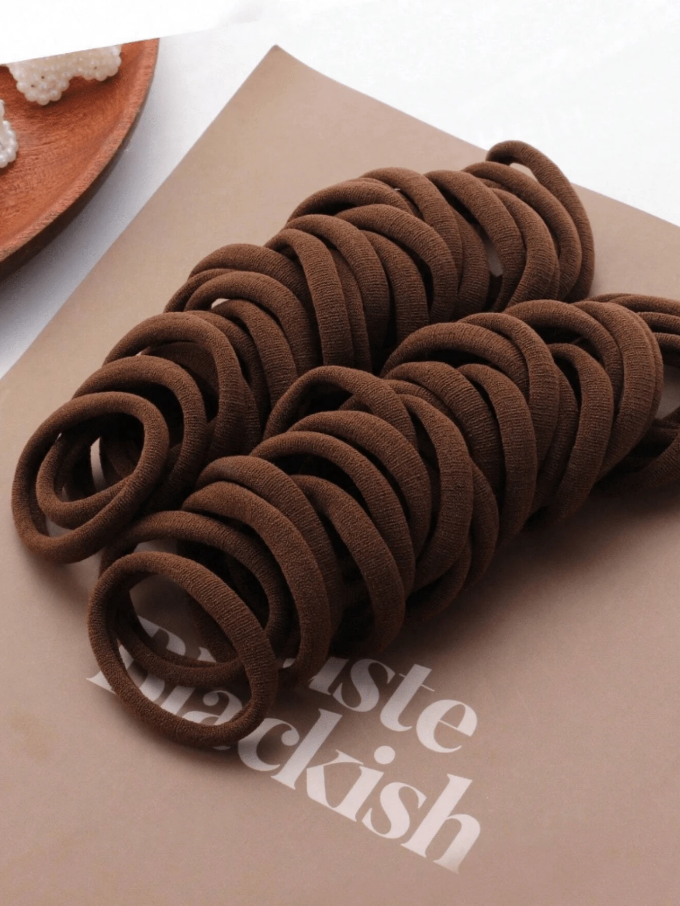 50/100pcs Minimalist Women High Elasticity Hair Ties, Suitable For Daily Use